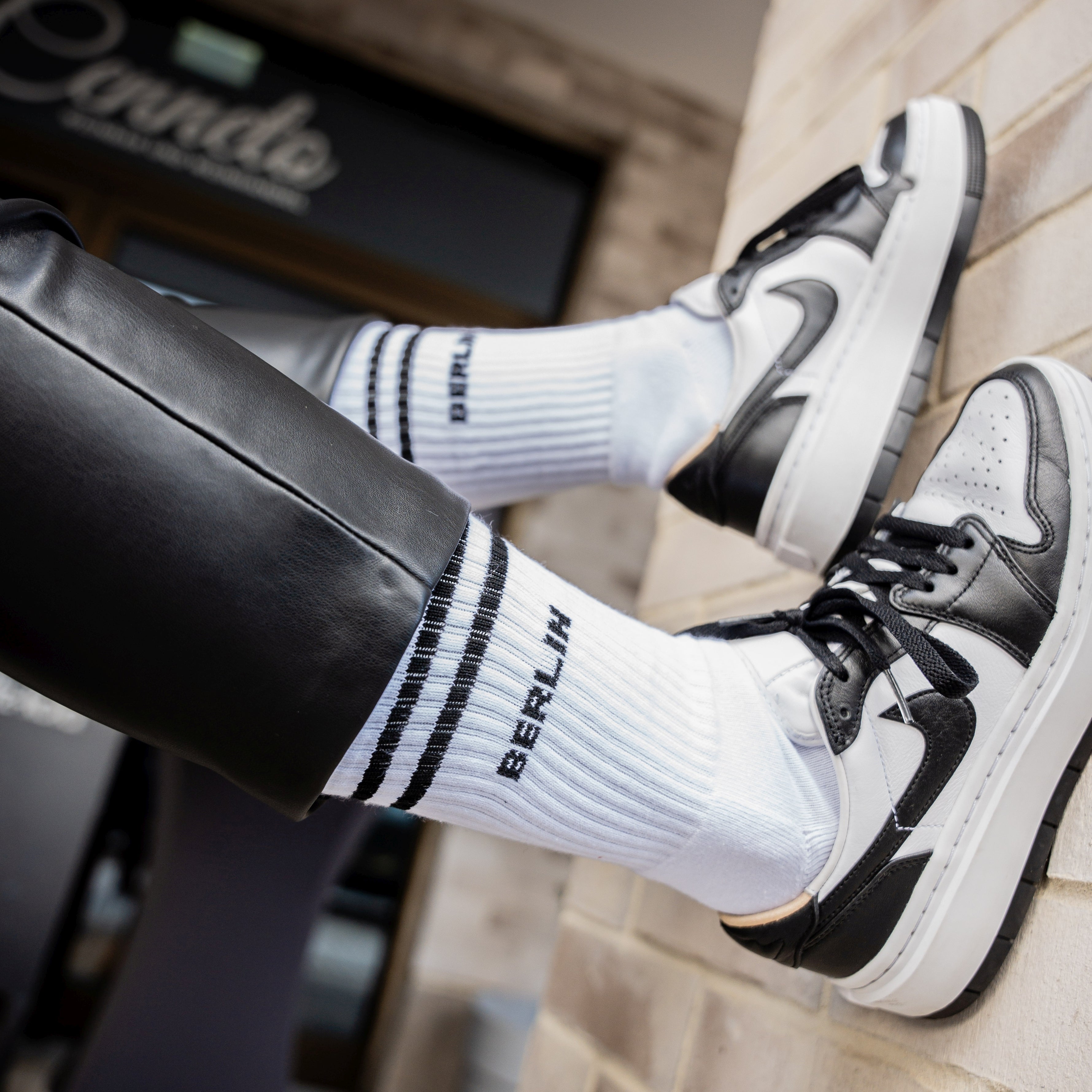 Berlin Sportsocken 4er-Set Mix, Brandenburger Tor, 030 & Berlin