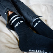 Berlin Sportsocken, schwarz