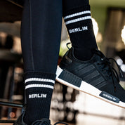 Berlin Sportsocken, schwarz