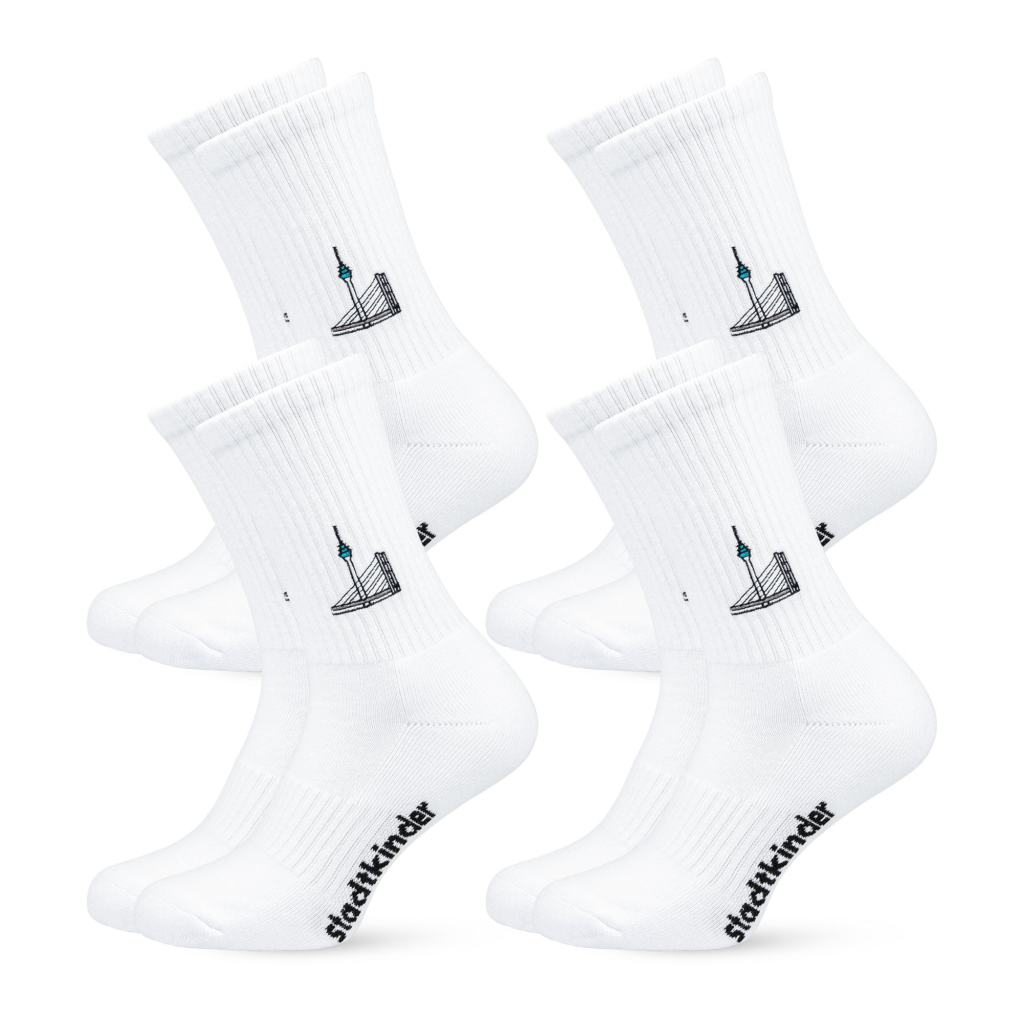 Rheinkniebrücke Sportsocken, Düsseldorf