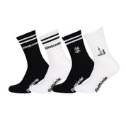 Düsseldorf Sportsocken 4er-Set Mix, Rheinkniebrücke, Radschläger & Düsseldorf