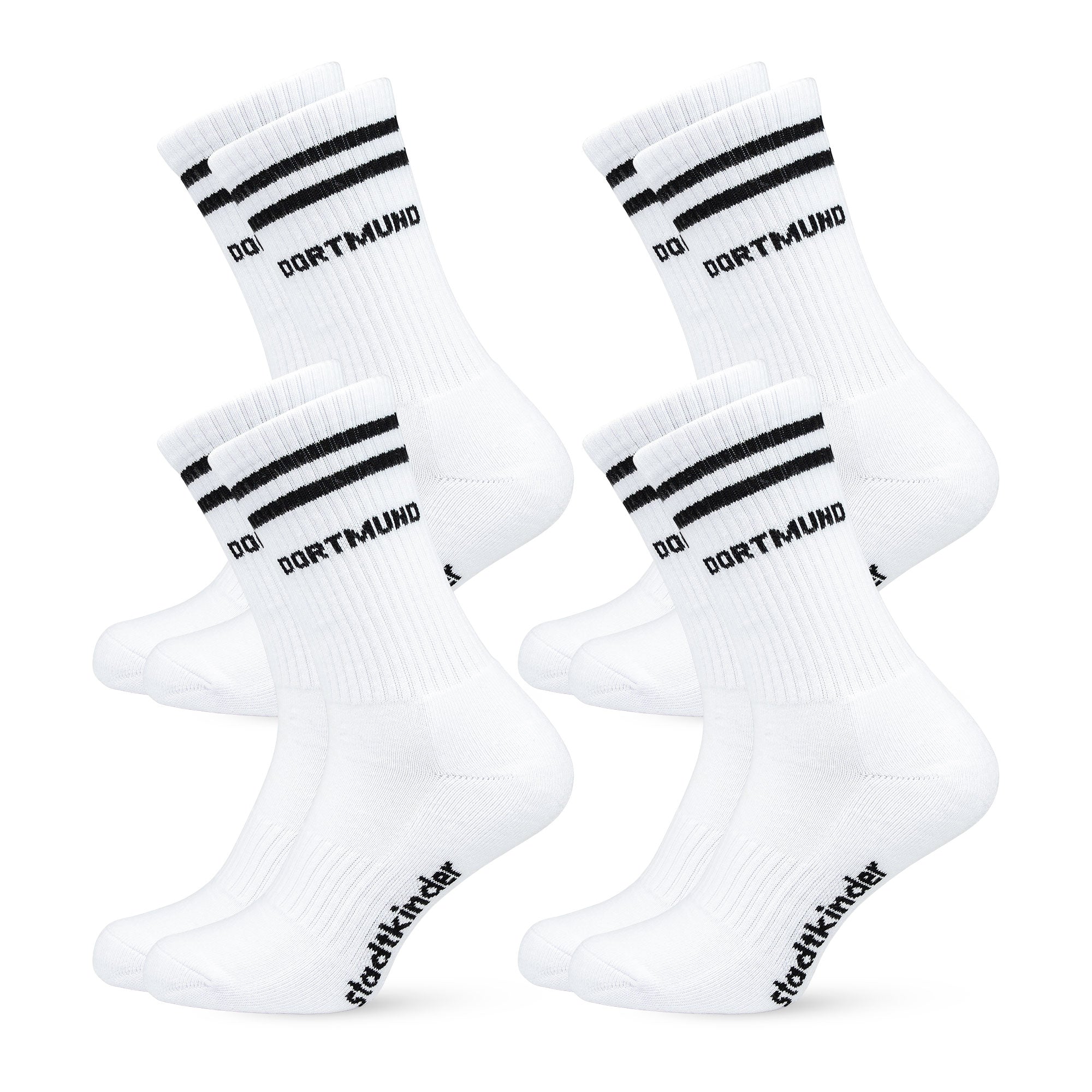 Dortmund Sportsocken, weiß