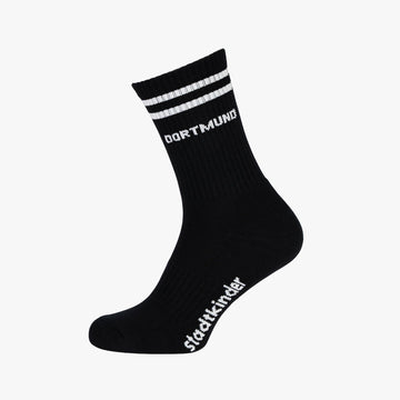 DORTMUND Socken schwarz, Sportsocken, Tennissocken