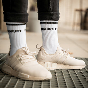 FRANKFURT Socken 3er-Set Mix, Römer, Frankfurt weiß & schwarz, Sportsocken, Tennissocken