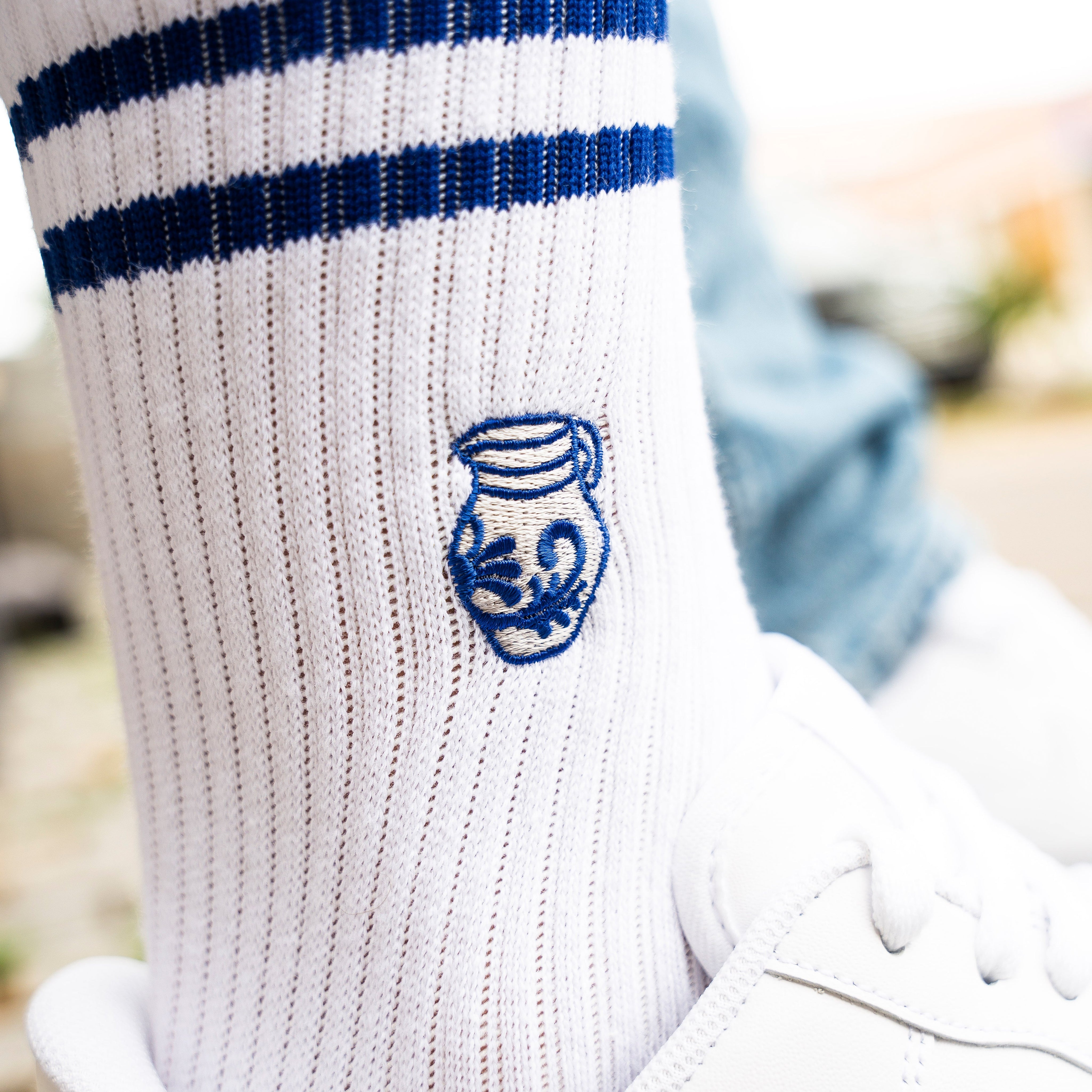 BEMBEL Socken weiß, Frankfurt, Sportsocken, Tennissocken