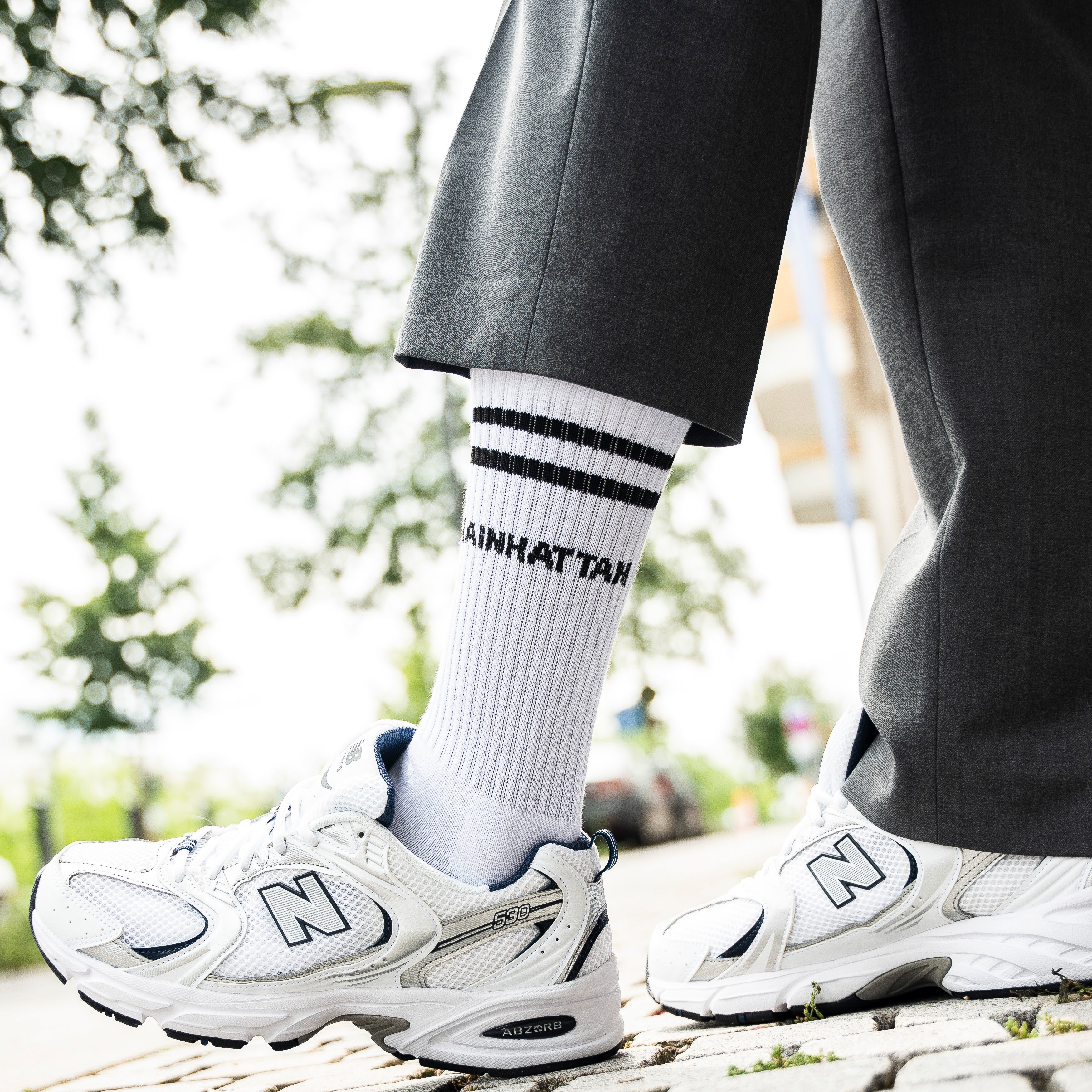 MAINHATTAN Socken weiß, Frankfurt, Sportsocken, Tennissocken