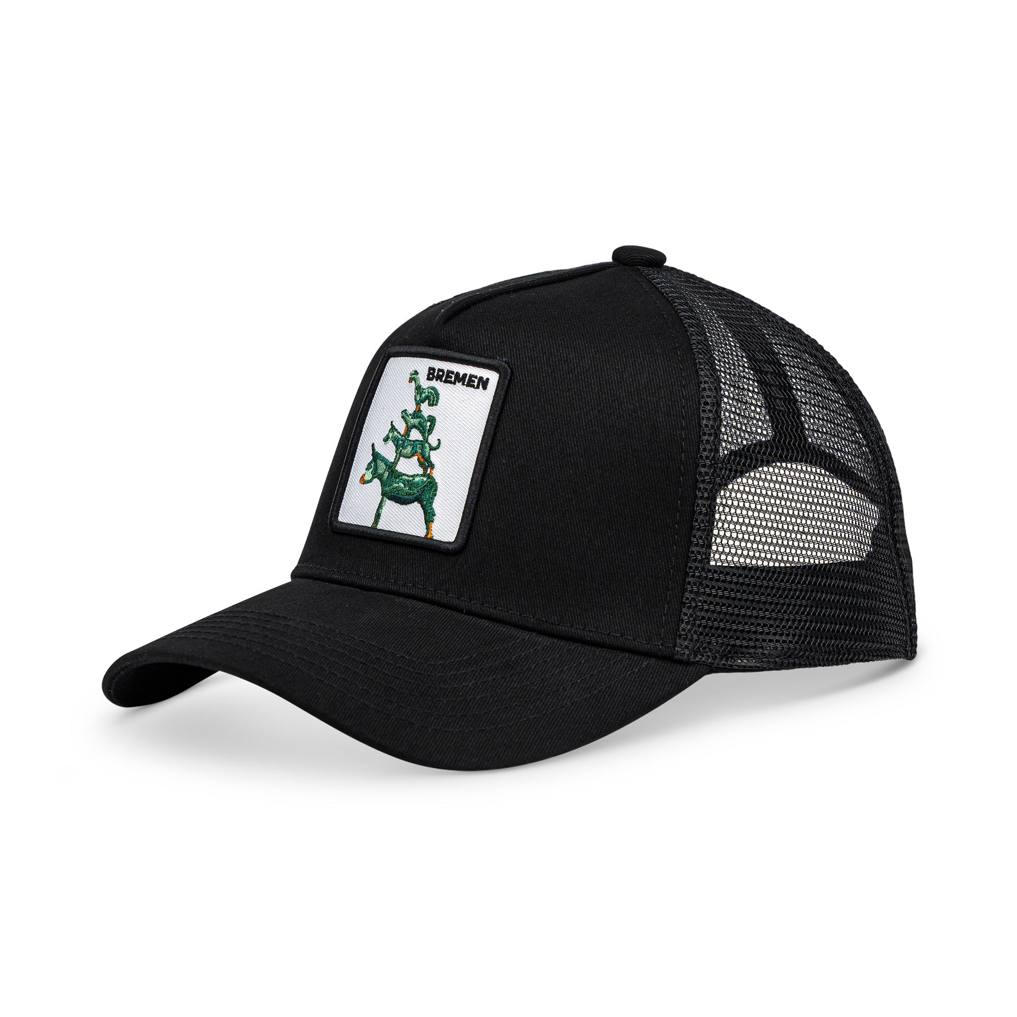 Bremen Stadtmusikanten Trucker Cap Mit Patch, Headwear, Kappe, Bestickt