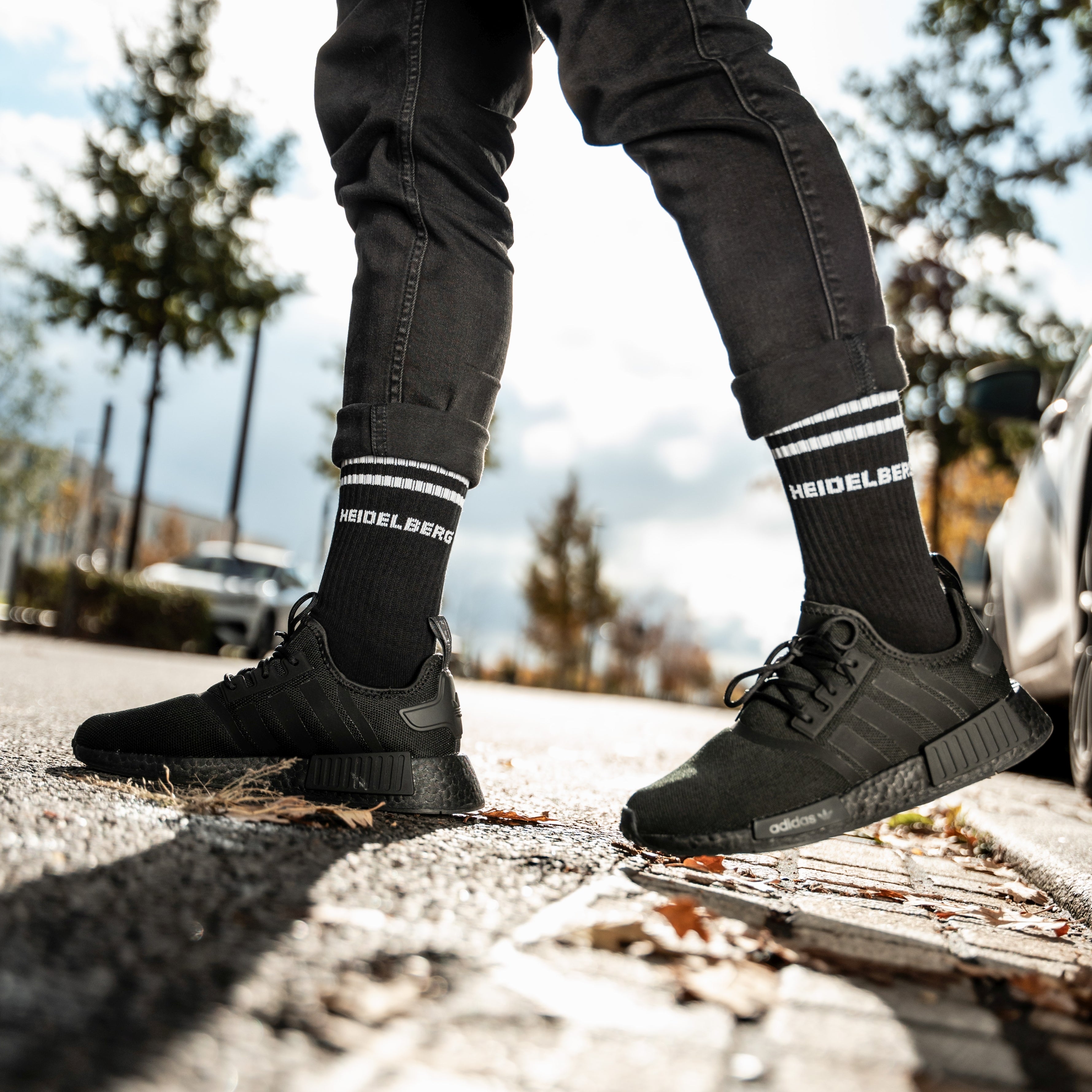 Heidelberg Sportsocken, schwarz