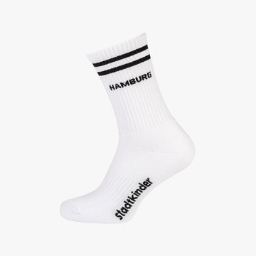 HAMBURG Socken weiß, Sportsocken, Tennissocken