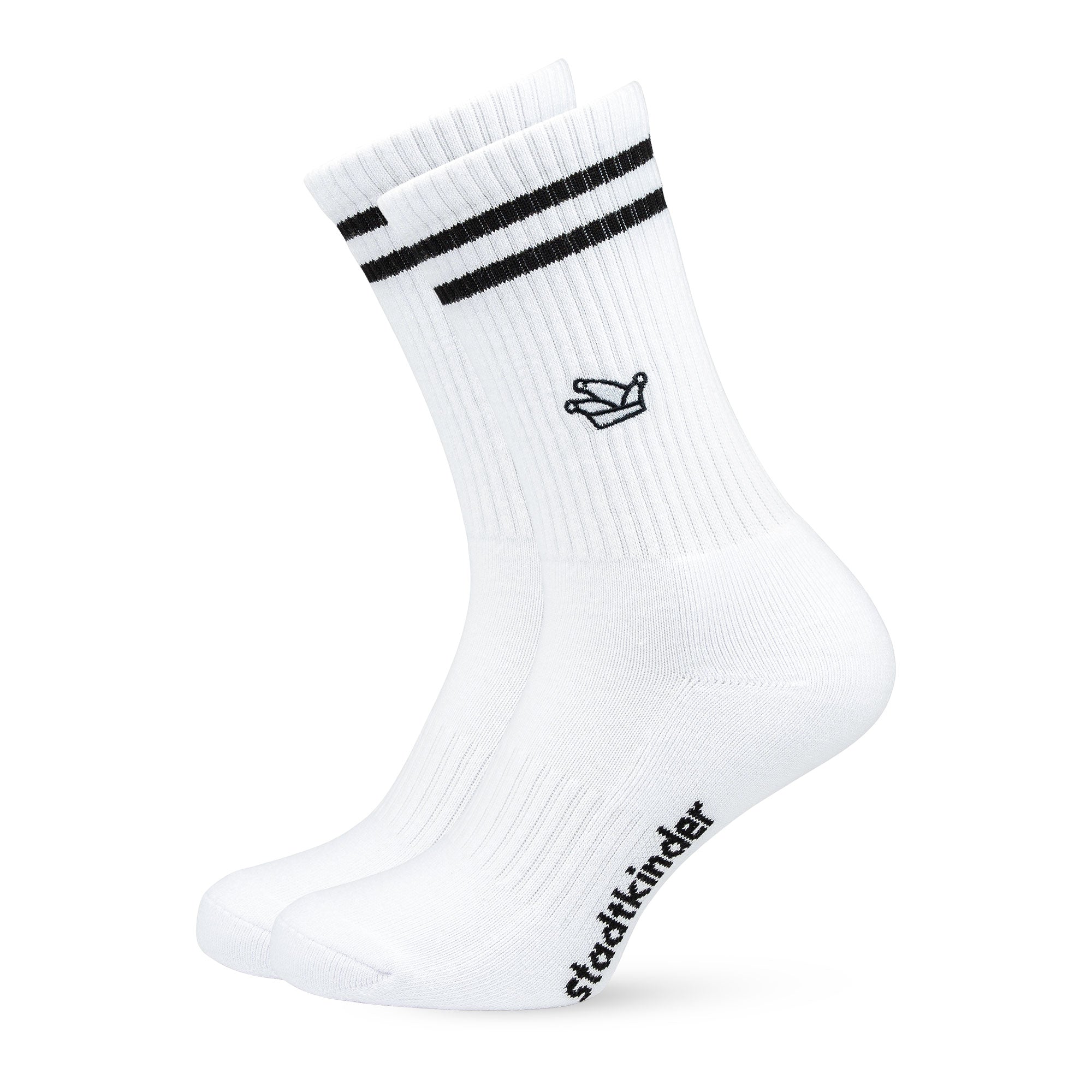 PRINZENKAPPE Socken weiß, Köln, Sportsocken, Tennissocken