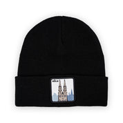 Köln Dom Patch Beanie Bestickt, Headwear, Rib Beanie, Strickmütze