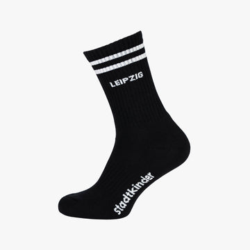 LEIPZIG Socken schwarz, Sportsocken, Tennissocken