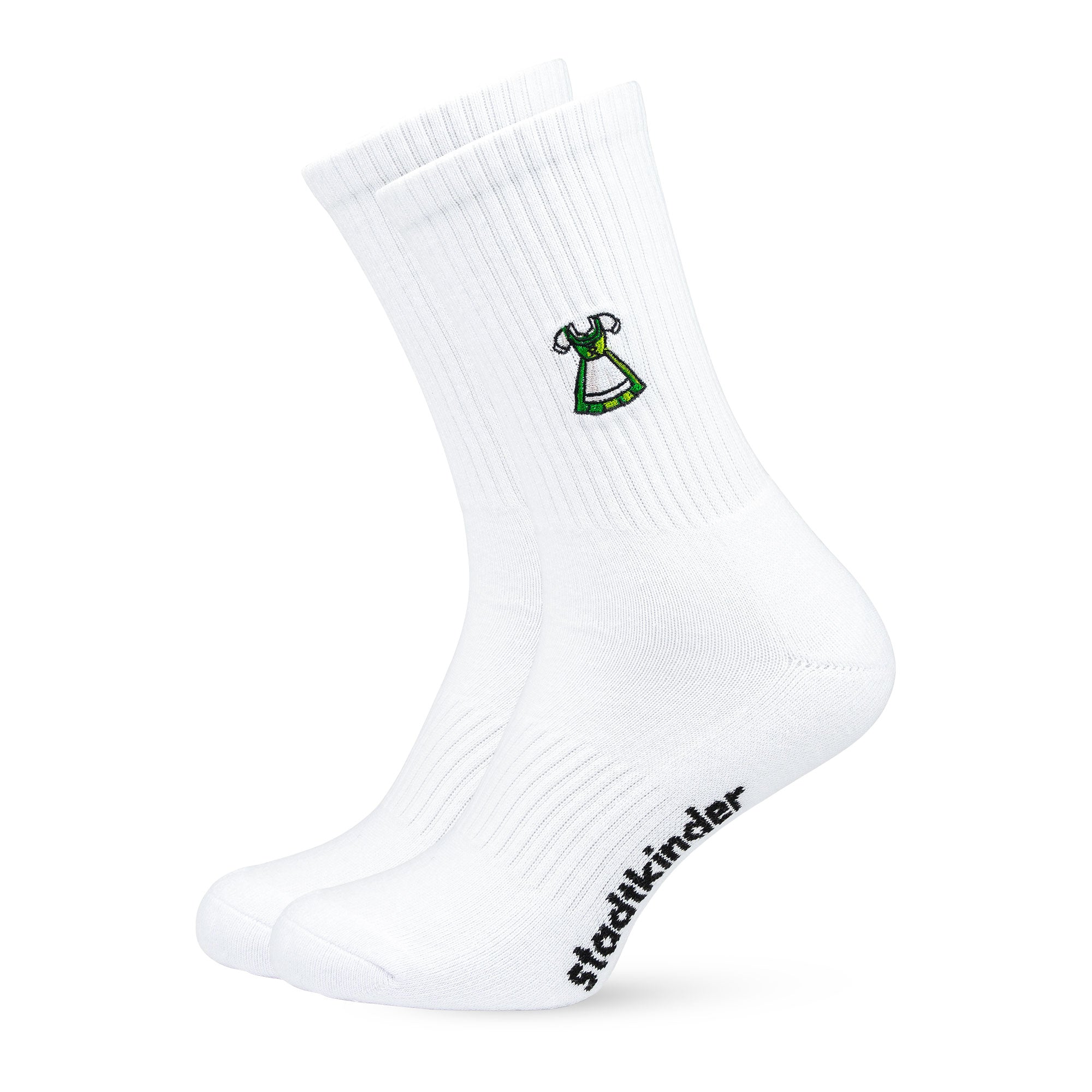 Dirndl Sportsocken, weiß, München