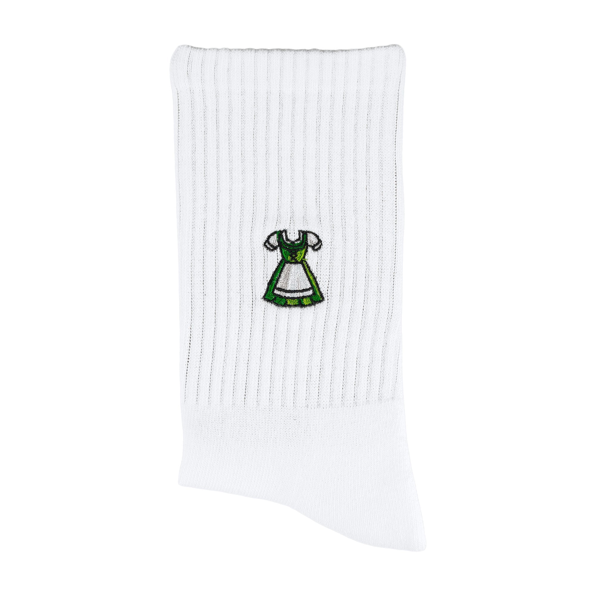 Dirndl Sportsocken, weiß, München