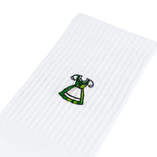Dirndl Sportsocken, weiß, München