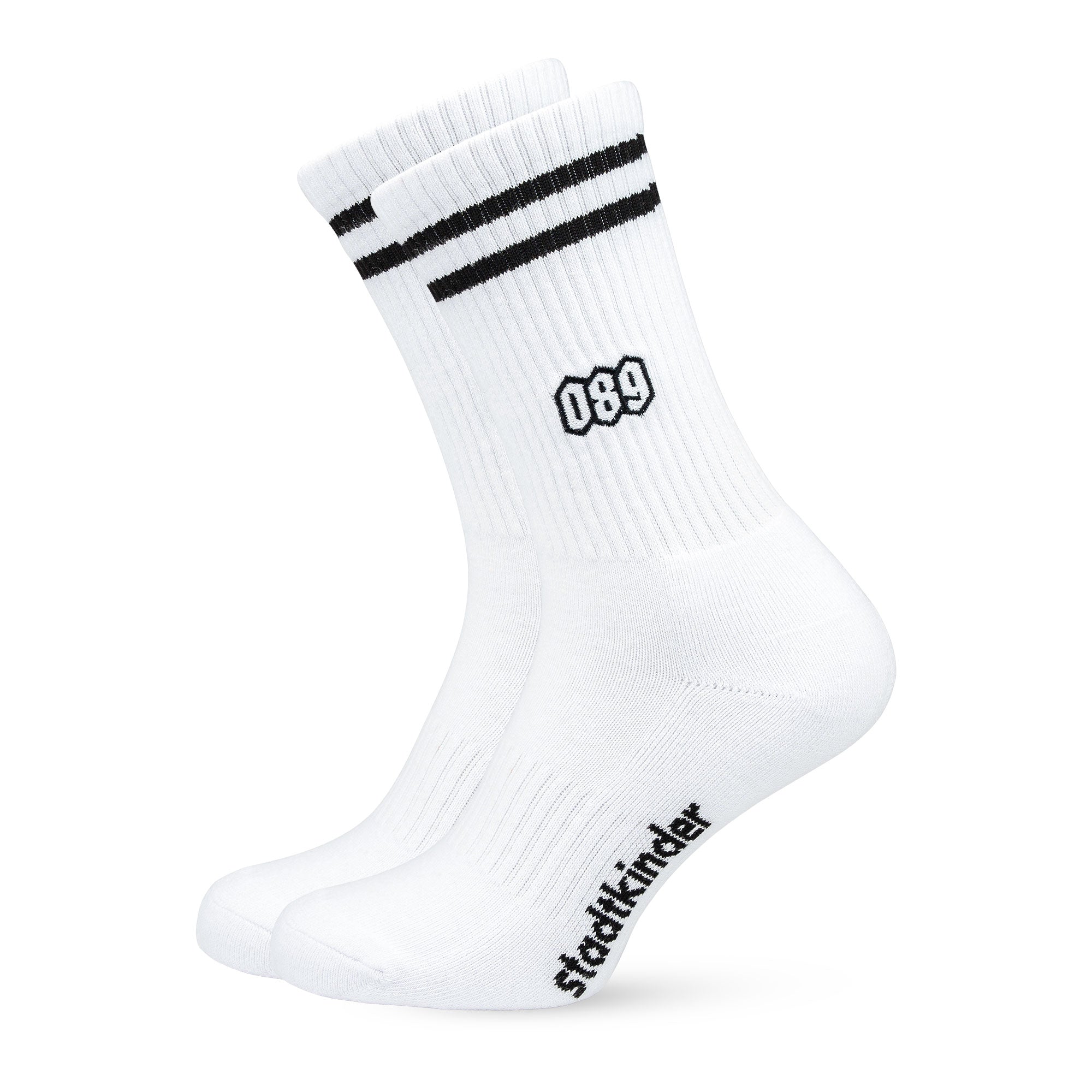 089 Socken weiß, München, Sportsocken, Tennissocken