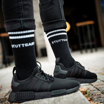 STUTTGART Socken schwarz, Sportsocken, Tennissocken