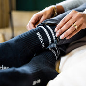 Berlin Sportsocken, schwarz