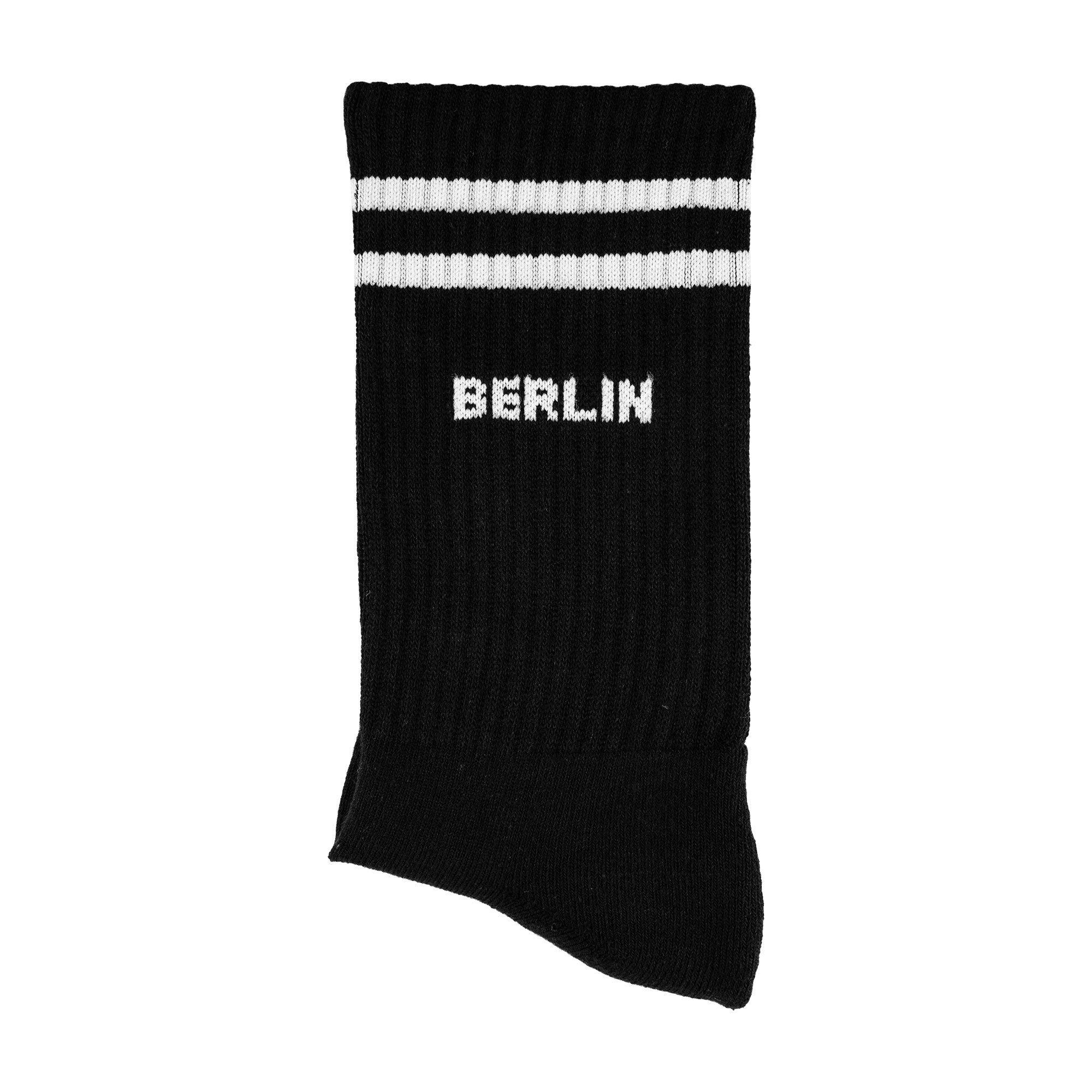 Berlin Sportsocken, schwarz