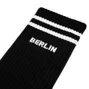 Berlin Sportsocken, schwarz