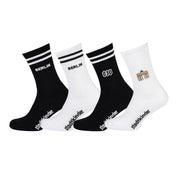 Berlin Sportsocken 4er-Set Mix, Brandenburger Tor, 030 & Berlin