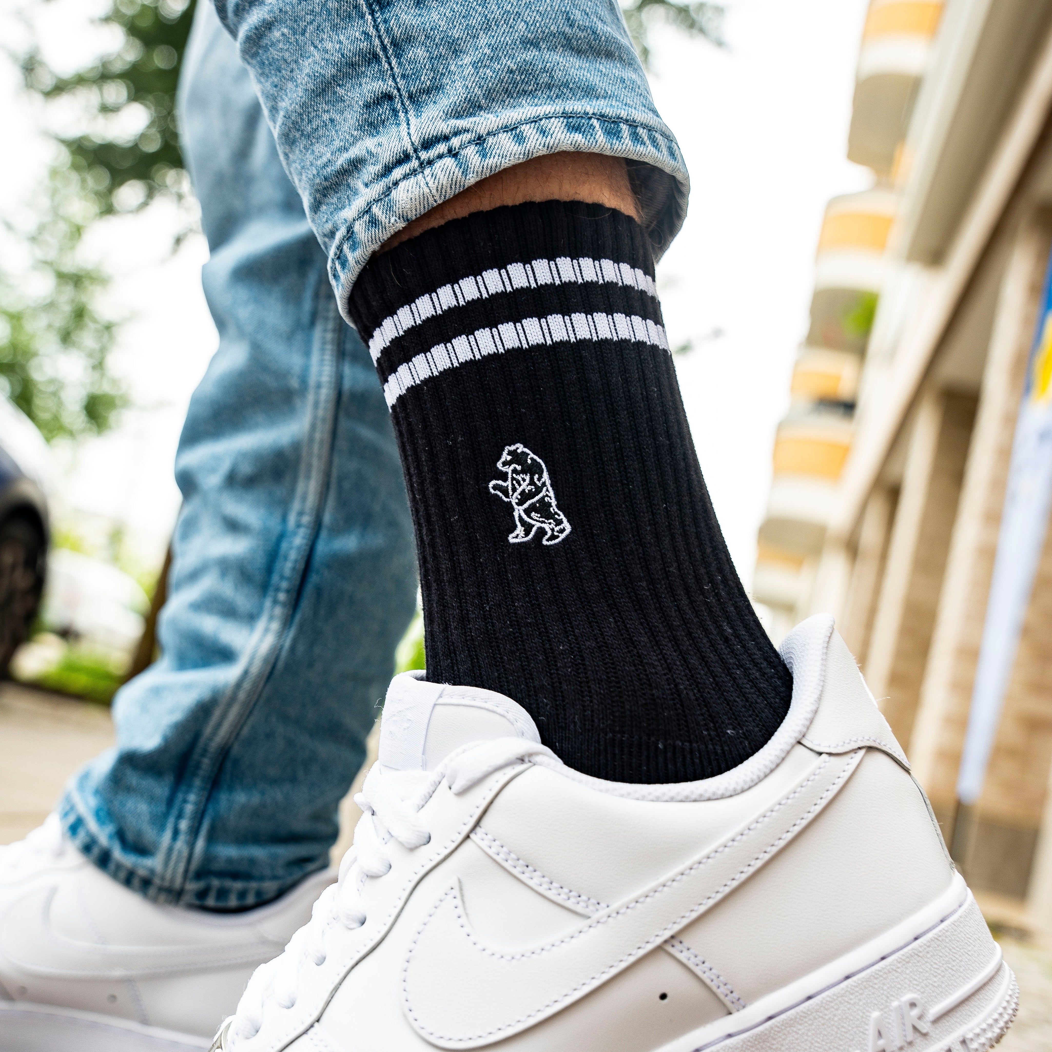 Berlin: Bär Simpel Socken, Berlin, Sportsocken, Tennissocken
