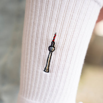 Berlin: Fernsehturm Socken, Berlin, Sportsocken, Tennissocken