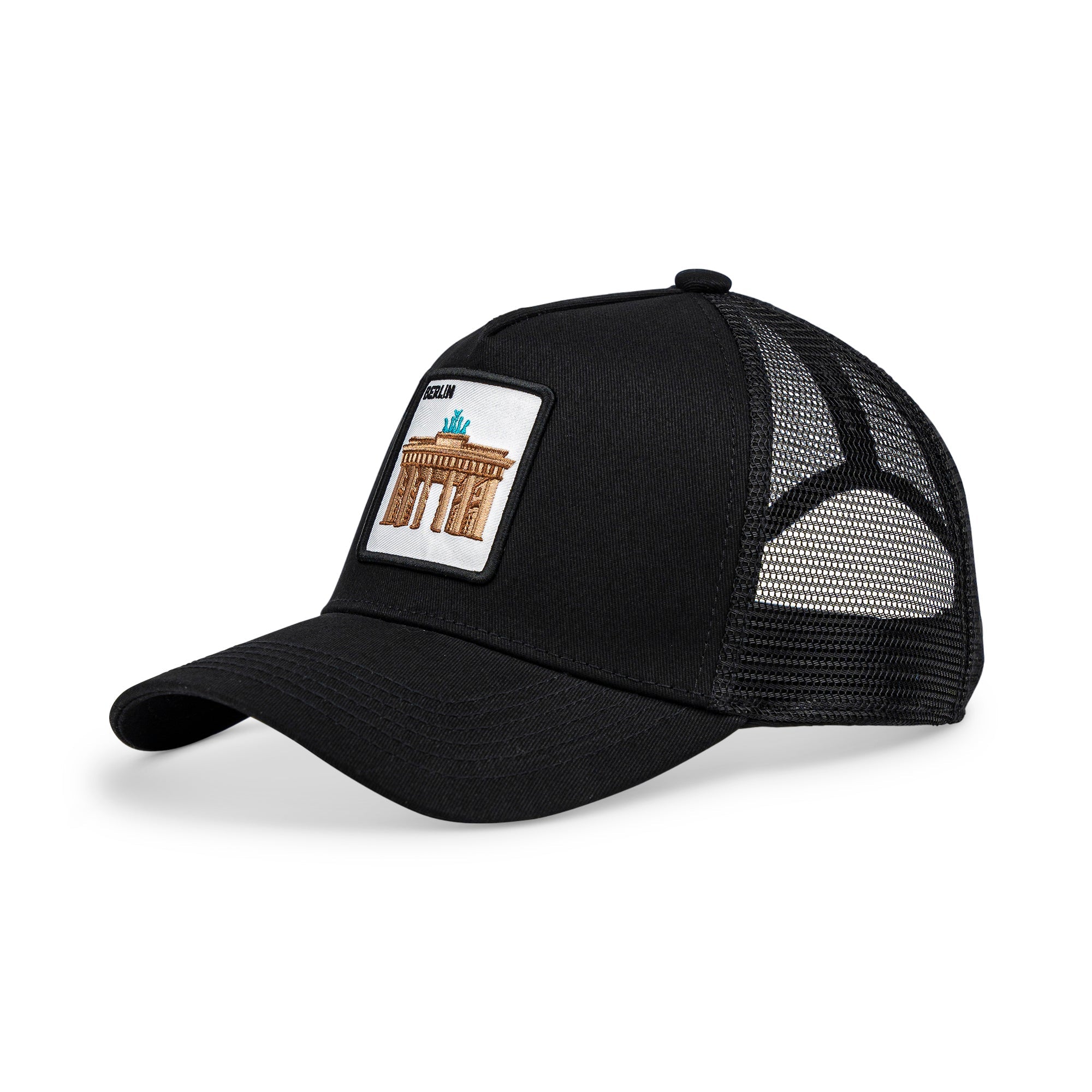 Berlin Brandenburger Tor Trucker Cap Mit Patch, Headwear, Kappe, Bestickt