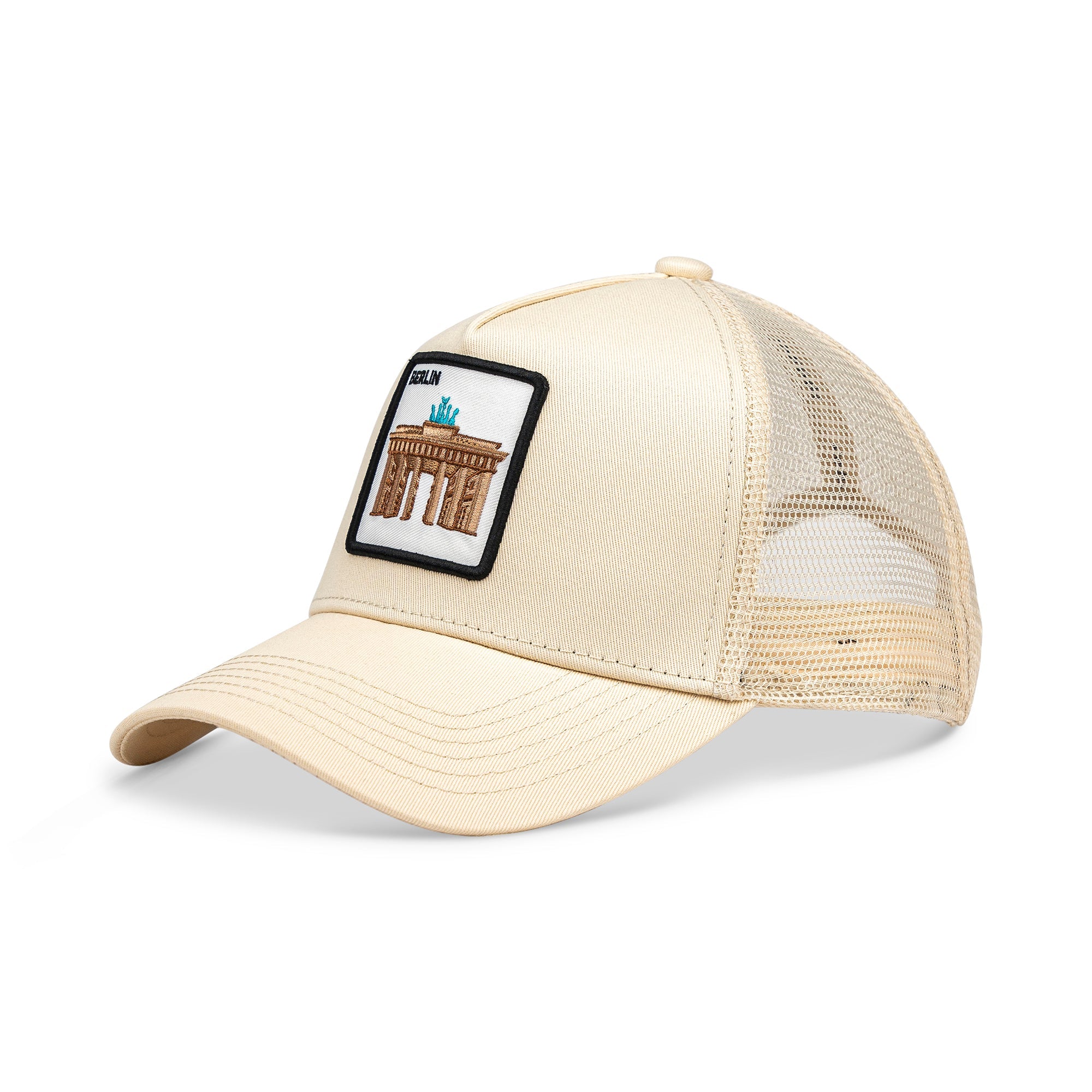 Berlin Brandenburger Tor Trucker Cap Mit Patch, Headwear, Kappe, Bestickt