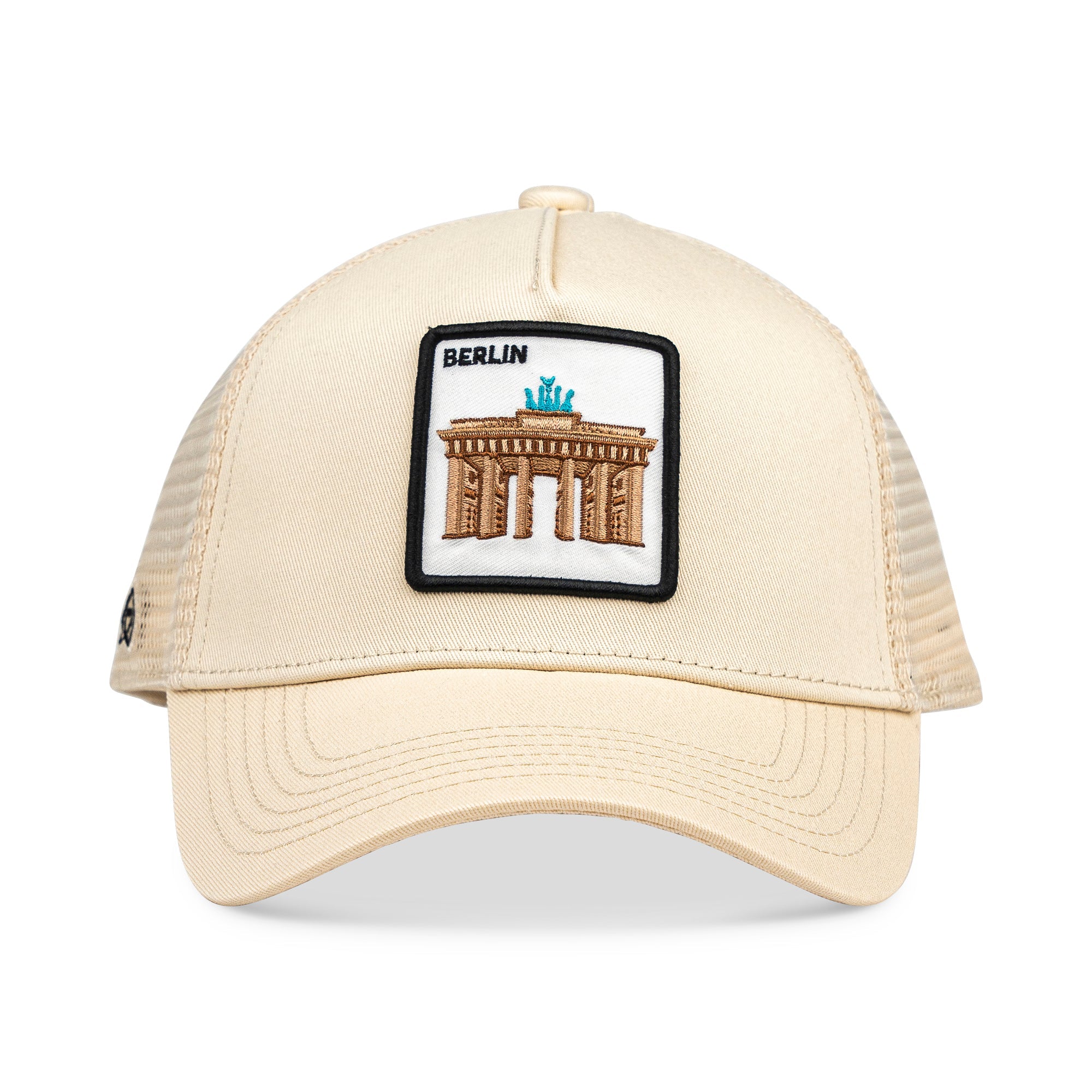 Berlin Brandenburger Tor Trucker Cap Mit Patch, Headwear, Kappe, Bestickt