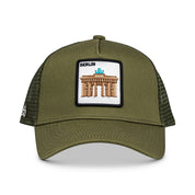Berlin Brandenburger Tor Trucker Cap Mit Patch, Headwear, Kappe, Bestickt