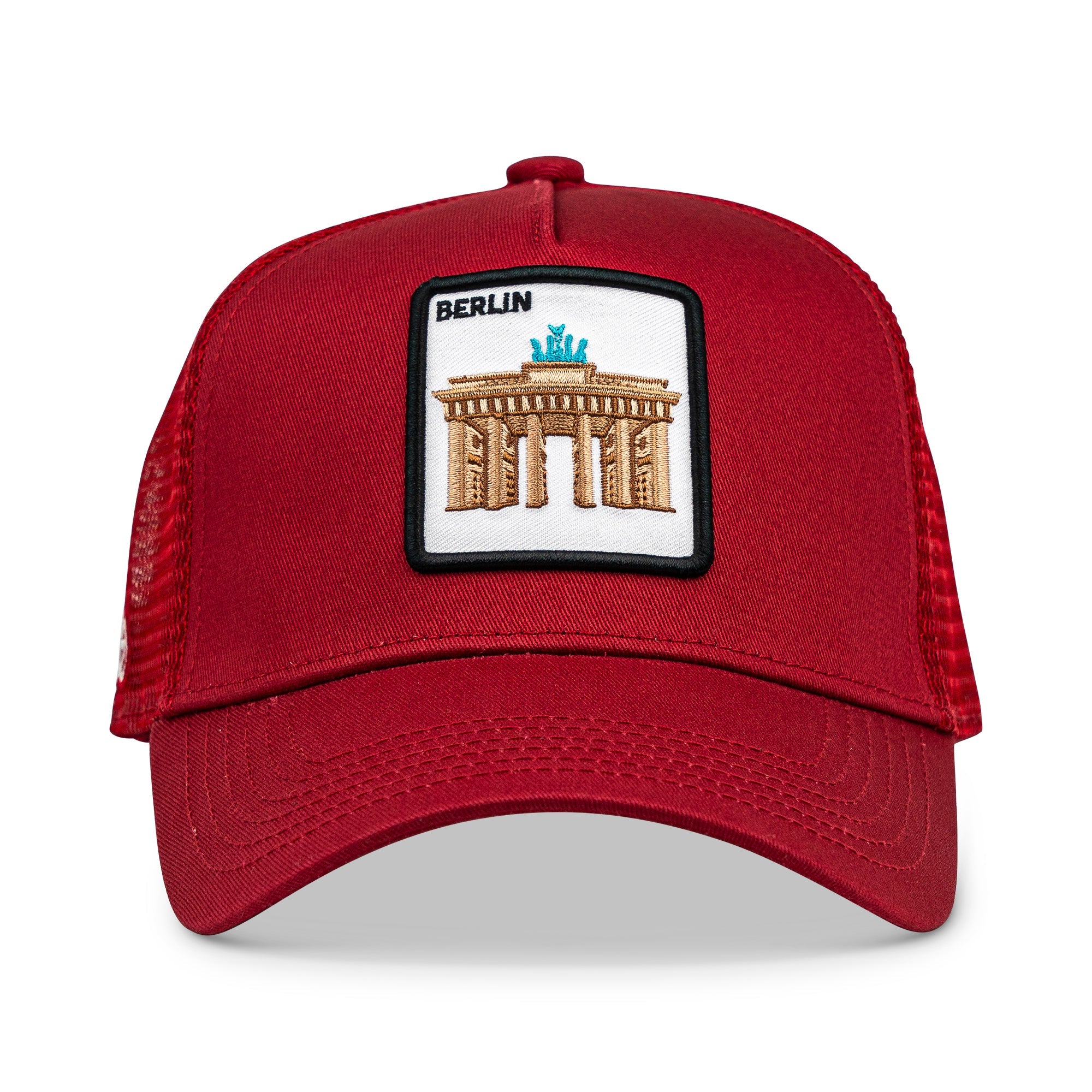 Berlin Brandenburger Tor Trucker Cap Mit Patch, Headwear, Kappe, Bestickt