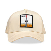 Berlin Fernsehturm Trucker Cap Mit Patch, Headwear, Kappe, Bestickt