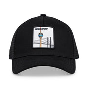 Düsseldorf Rheinkniebrücke Trucker Cap Mit Patch, Headwear, Kappe, Bestickt