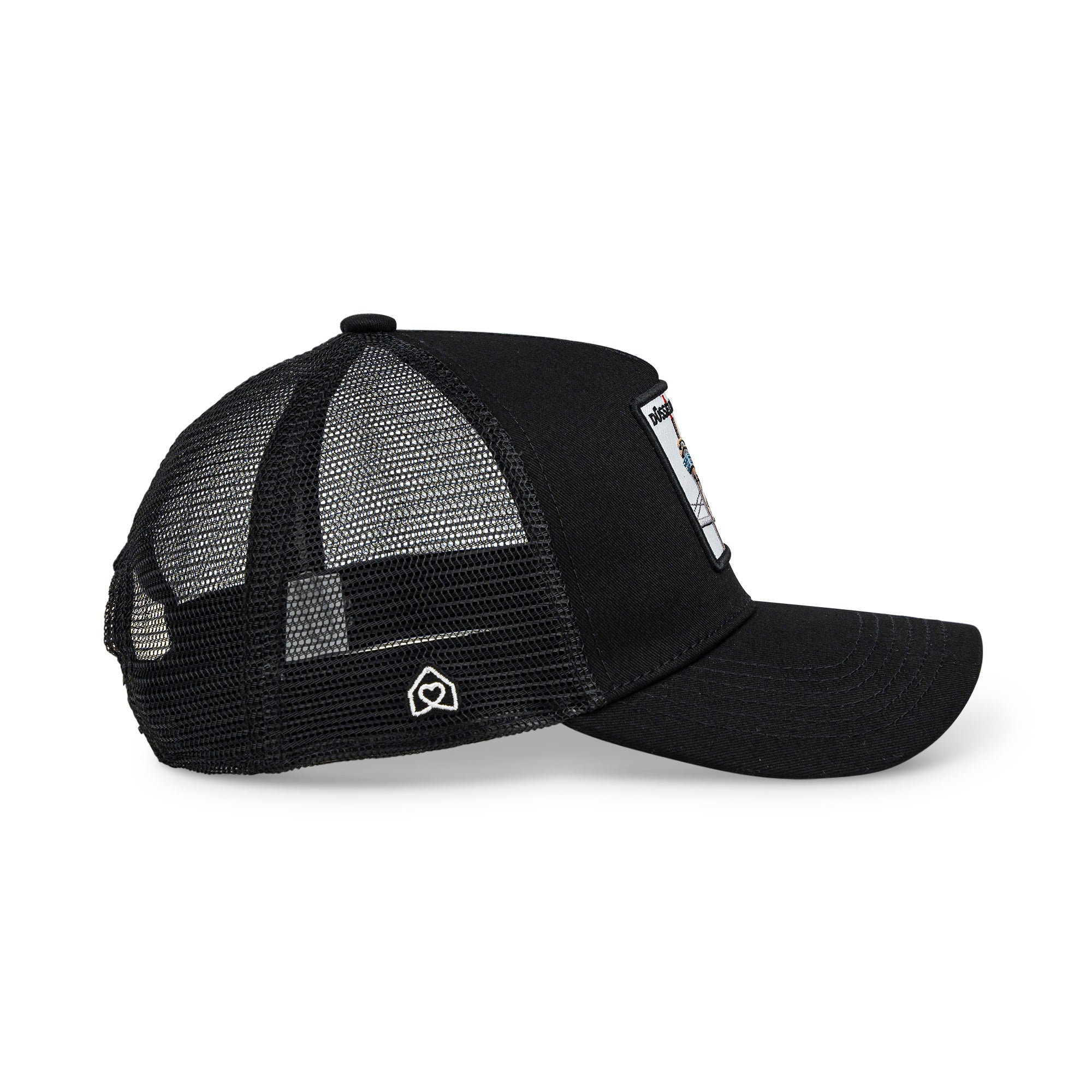 Düsseldorf Rheinkniebrücke Trucker Cap Mit Patch, Headwear, Kappe, Bestickt