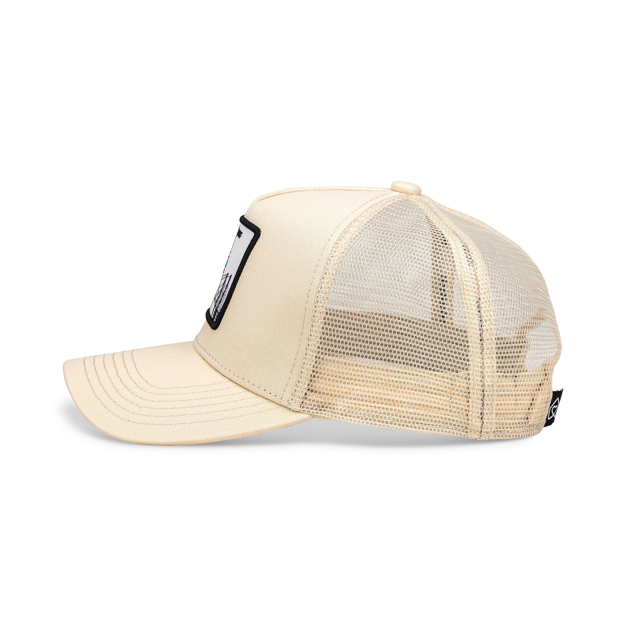 Düsseldorf Rheinkniebrücke Trucker Cap Mit Patch, Headwear, Kappe, Bestickt