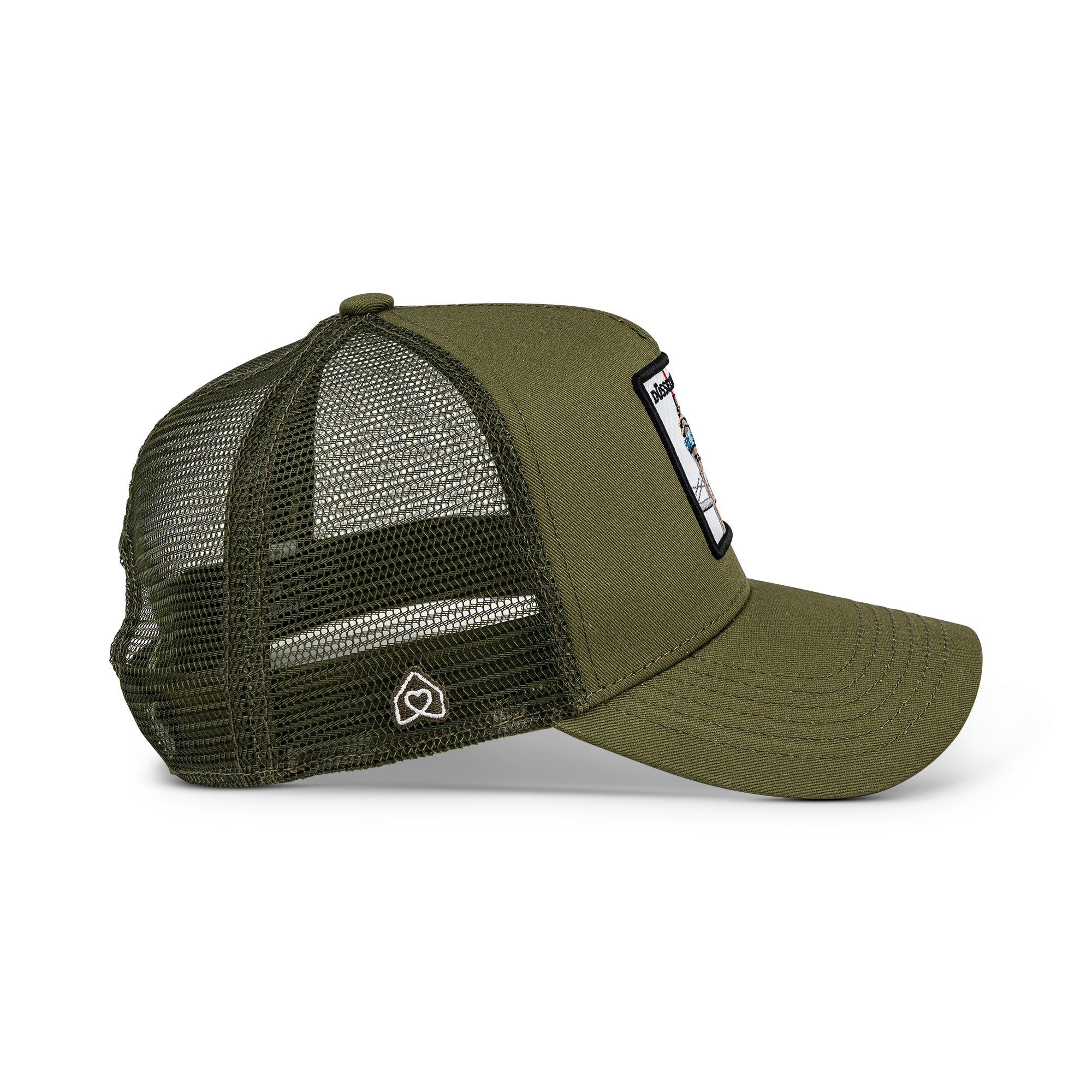 Düsseldorf Rheinkniebrücke Trucker Cap Mit Patch, Headwear, Kappe, Bestickt