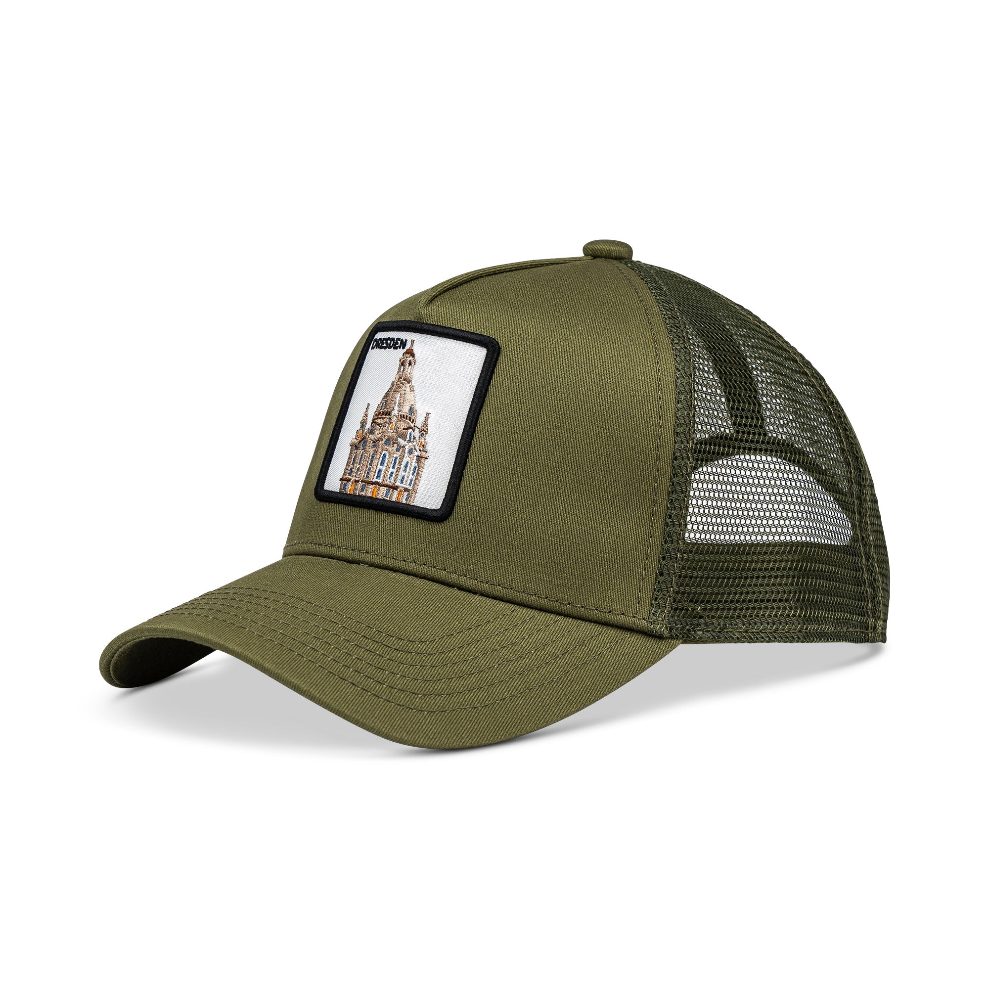 Dresden Frauenkirche Trucker Cap Mit Patch, Headwear, Kappe, Bestickt