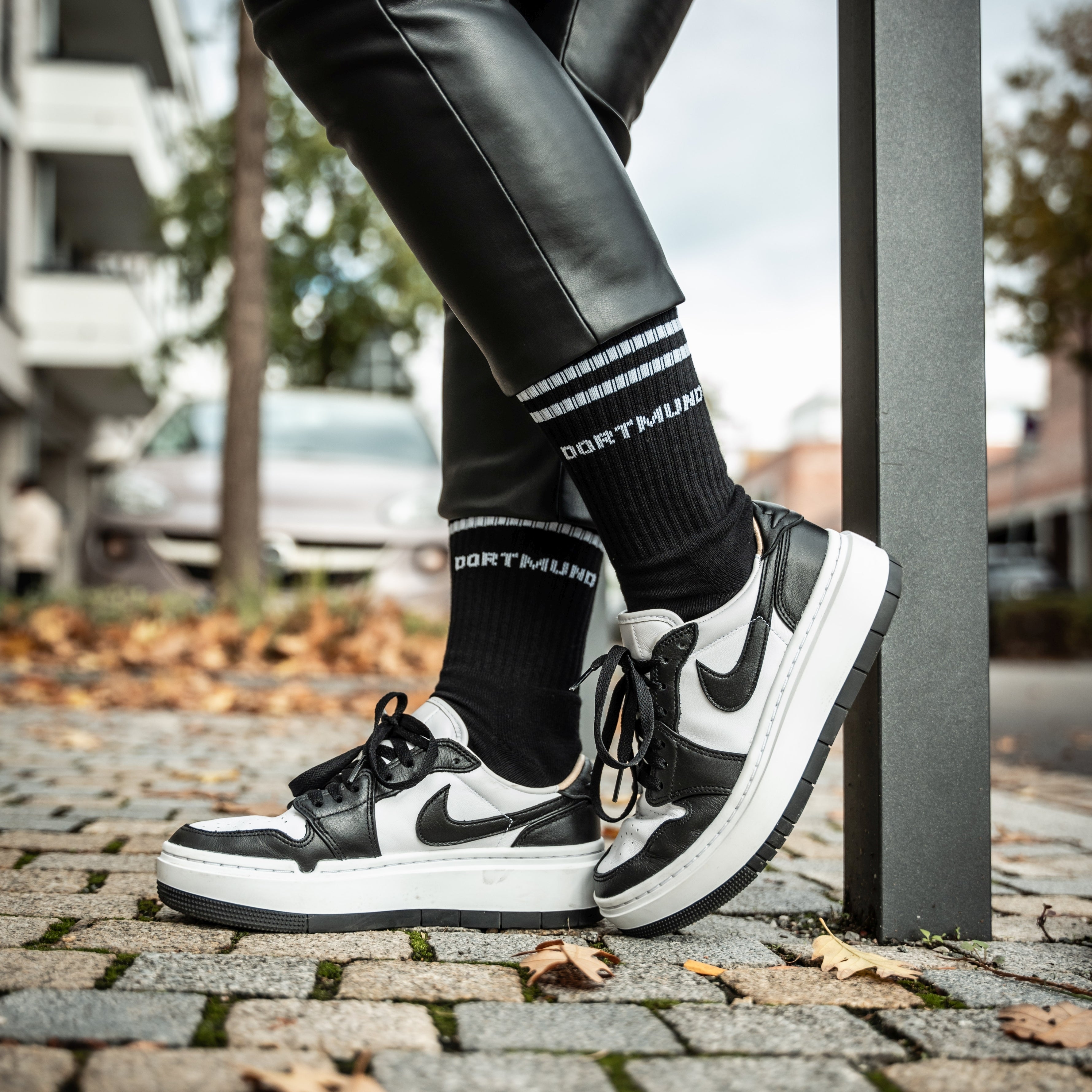 Dortmund Sportsocken, schwarz