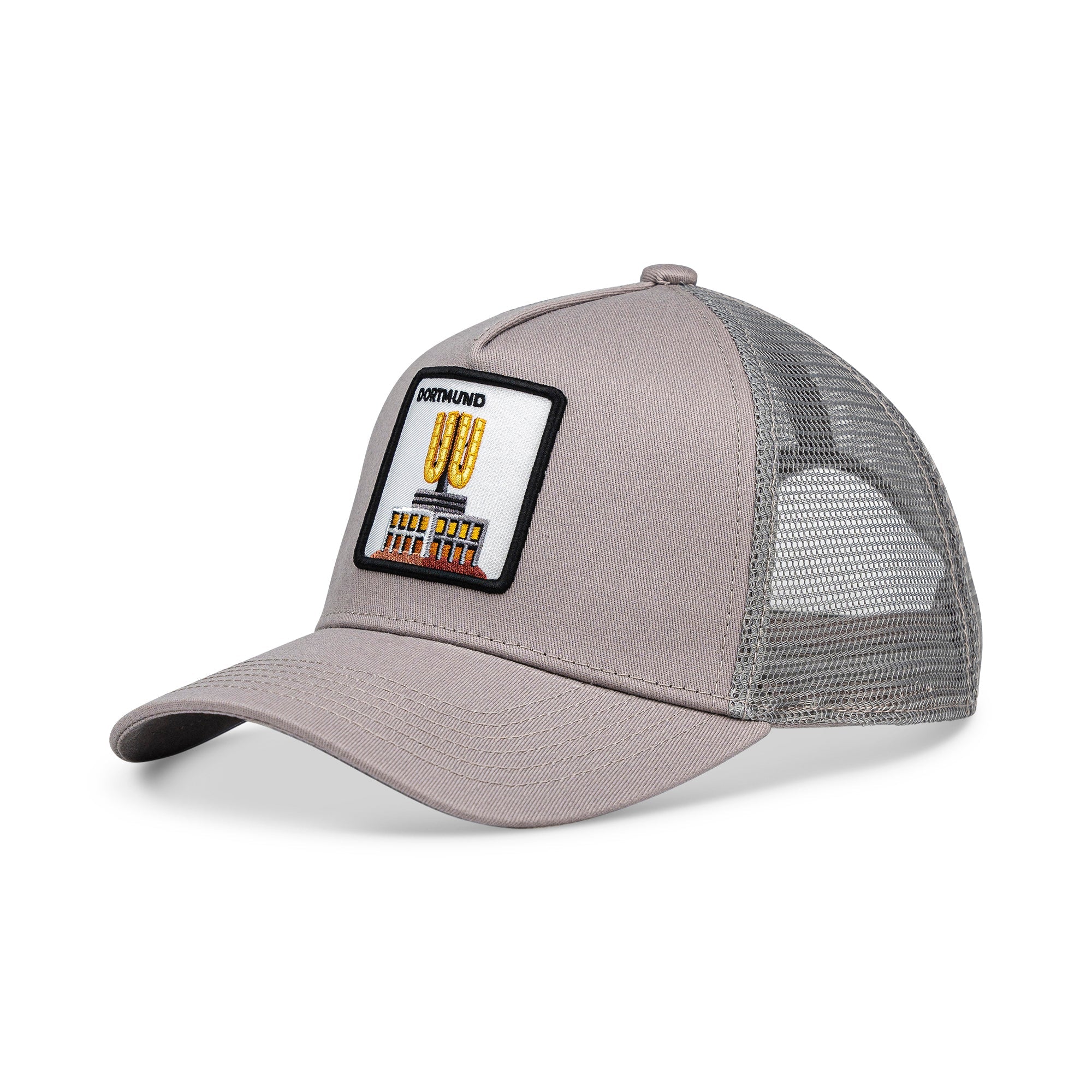 Dortmund U Trucker Cap Mit Patch, Headwear, Kappe, Bestickt