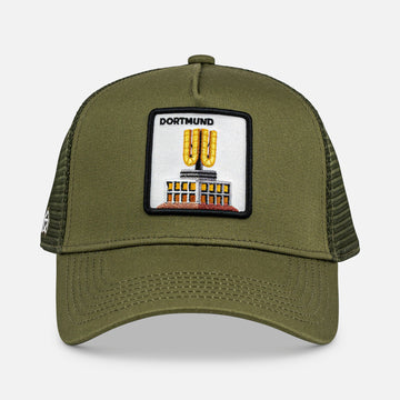 DORTMUND U Trucker Cap mit Patch, Headwear, Kappe, bestickt