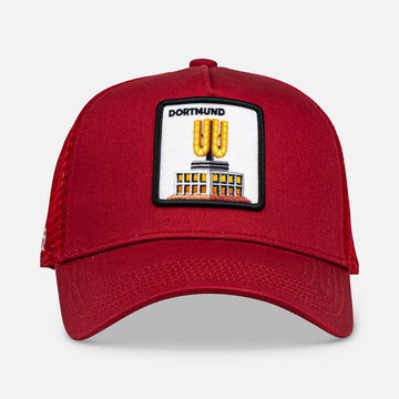 DORTMUND U Trucker Cap mit Patch, Headwear, Kappe, bestickt
