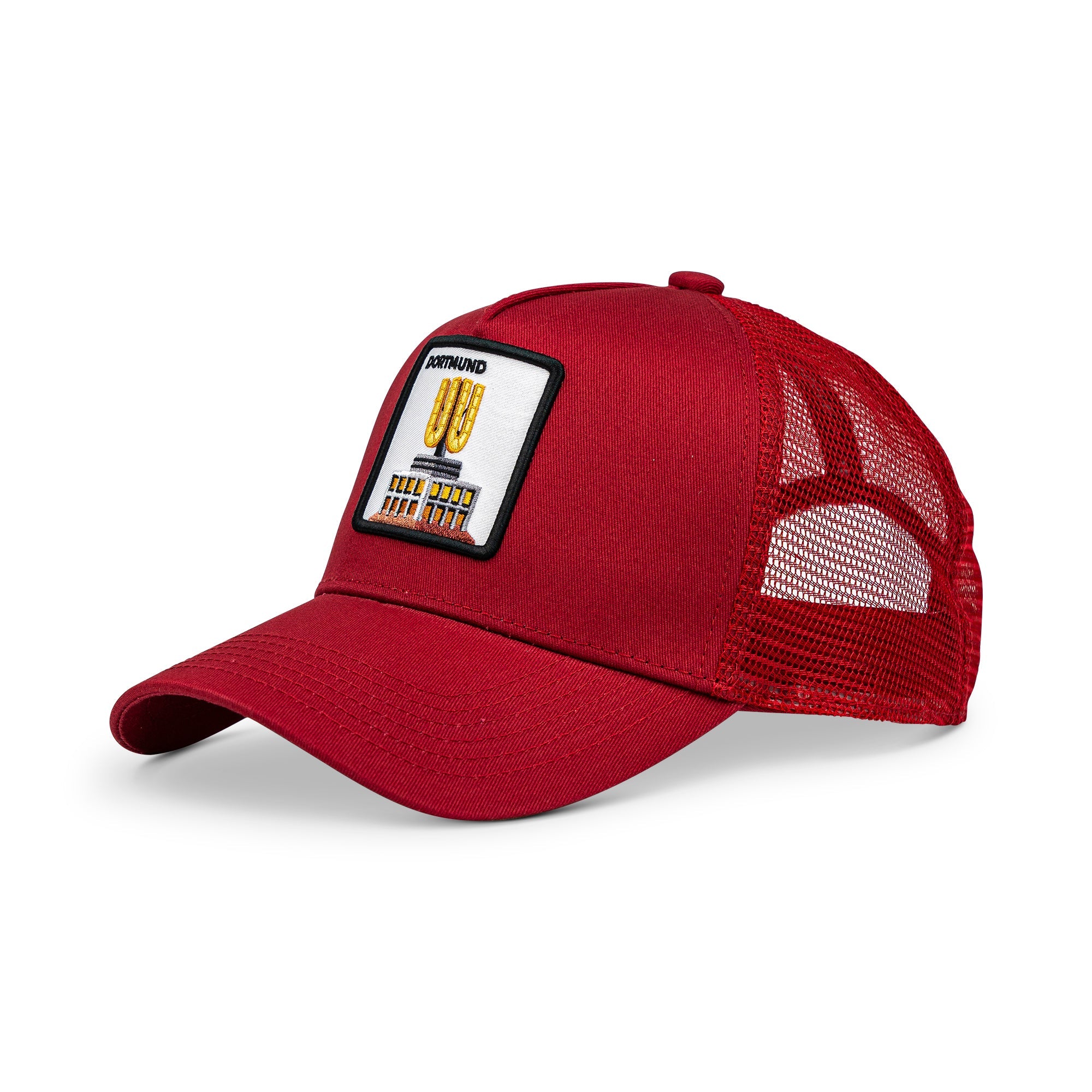 Dortmund U Trucker Cap Mit Patch, Headwear, Kappe, Bestickt