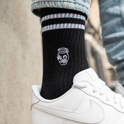 BEMBEL Socken schwarz, Frankfurt, Sportsocken, Tennissocken