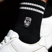 BEMBEL Socken schwarz, Frankfurt, Sportsocken, Tennissocken
