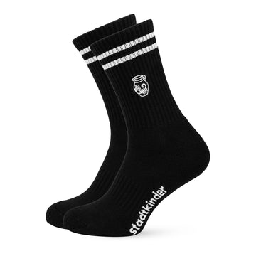 BEMBEL Socken schwarz, Frankfurt, Sportsocken, Tennissocken