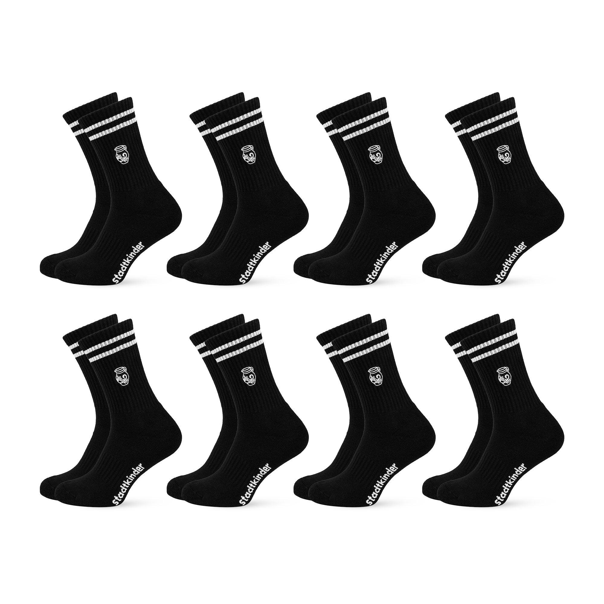 BEMBEL Socken schwarz, Frankfurt, Sportsocken, Tennissocken