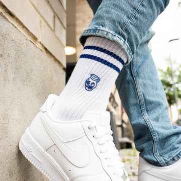 BEMBEL Socken weiß, Frankfurt, Sportsocken, Tennissocken