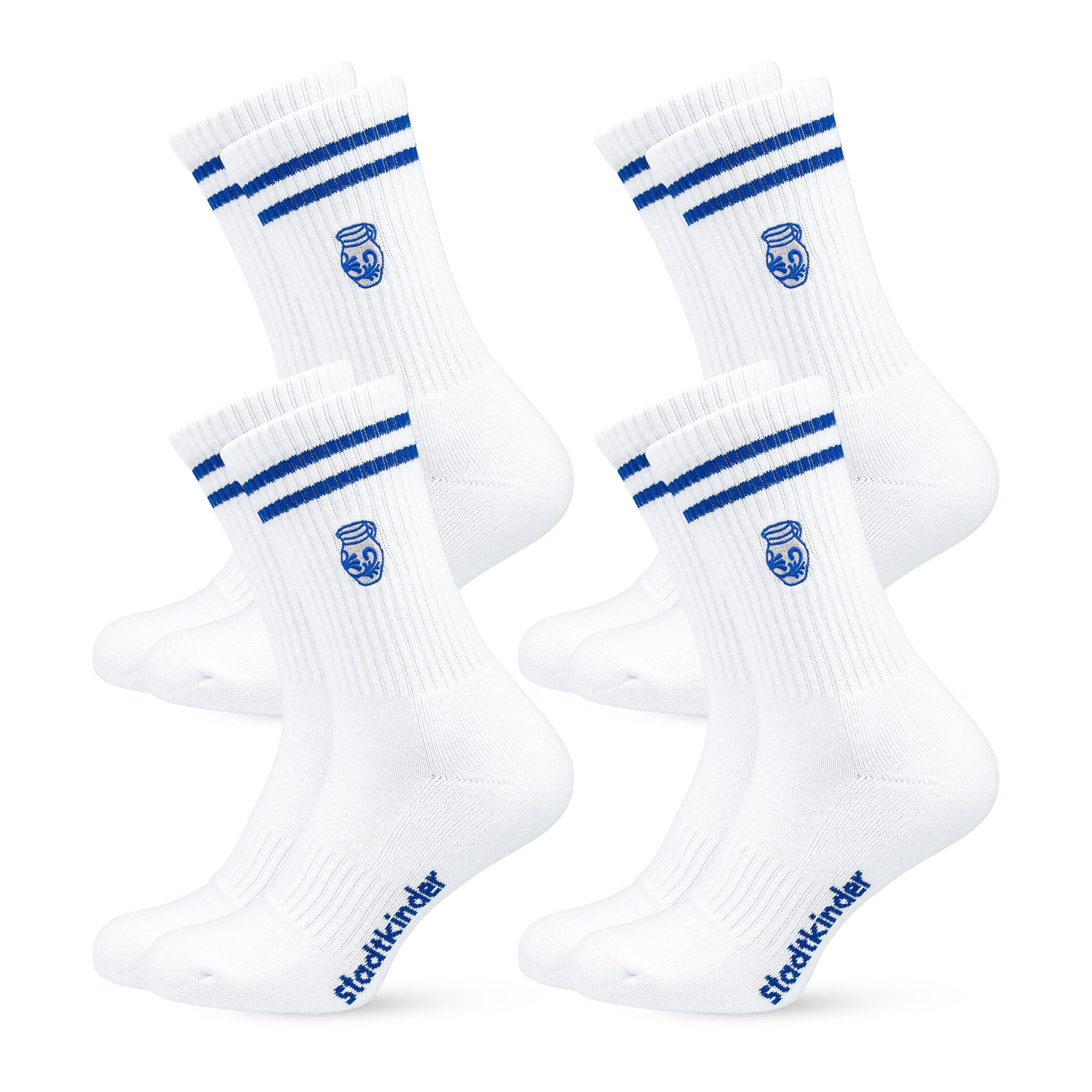 BEMBEL Socken weiß, Frankfurt, Sportsocken, Tennissocken