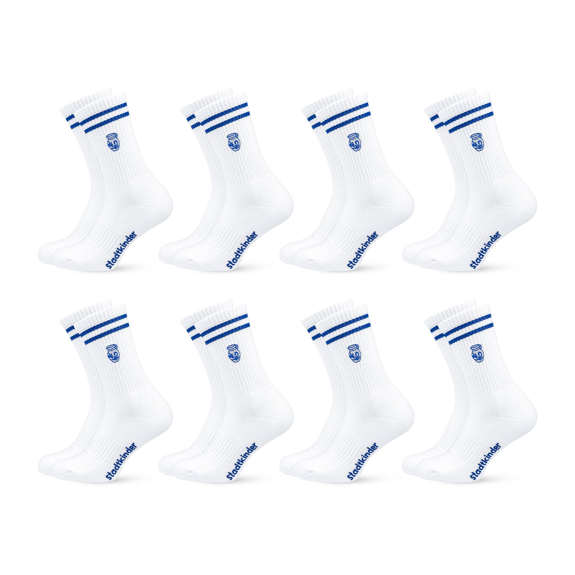 BEMBEL Socken weiß, Frankfurt, Sportsocken, Tennissocken